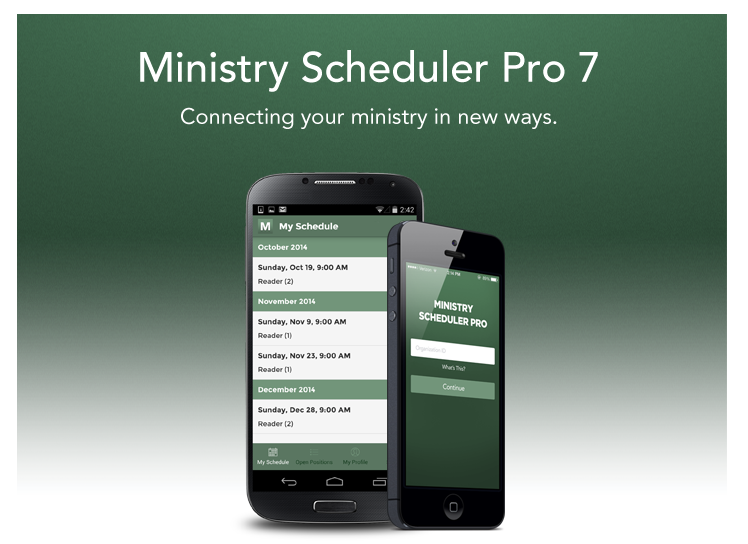 Ministry Scheduler Pro What's New